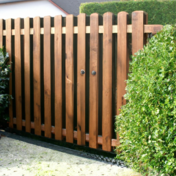 Portillon en Bois Rustique pour un Accueil Chaleureux Trappes